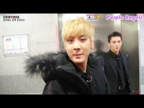 Arabic Sub | 160126 TEEN TOP ON AIR - RED POINT Music Core First Broadcast