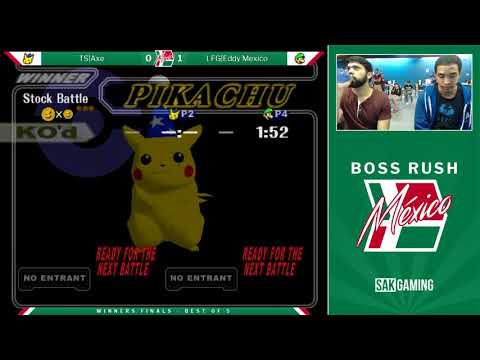 Boss Rush Mexico Winners Finals - TS|Axe (Pikachu) vs Eddy Mexico (Luigi)