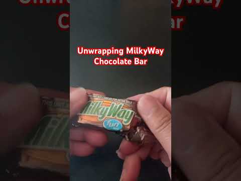 ASMR | UNWRAPPING MILKYWAY CHOCOLATE BAR