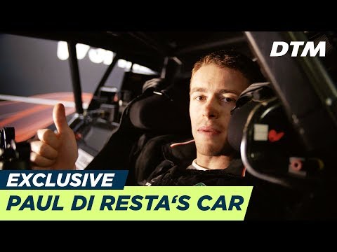 Paul Di Resta shows his "office"  - Mercedes-AMG C63 DTM - DTM Exclusive