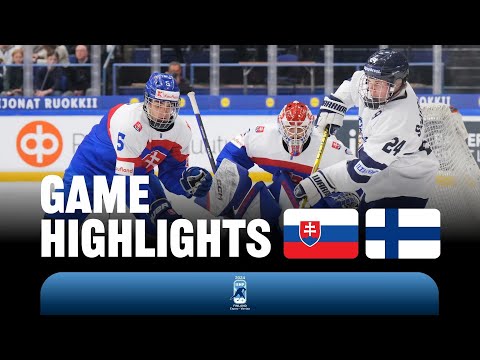 Highlights: Slovakia vs Finland | 2024 #U18MensWorlds