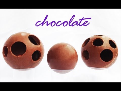 How to Make a Chocolate Ball Sphere Decoration HOW TO COOK THAT Ann Reardon