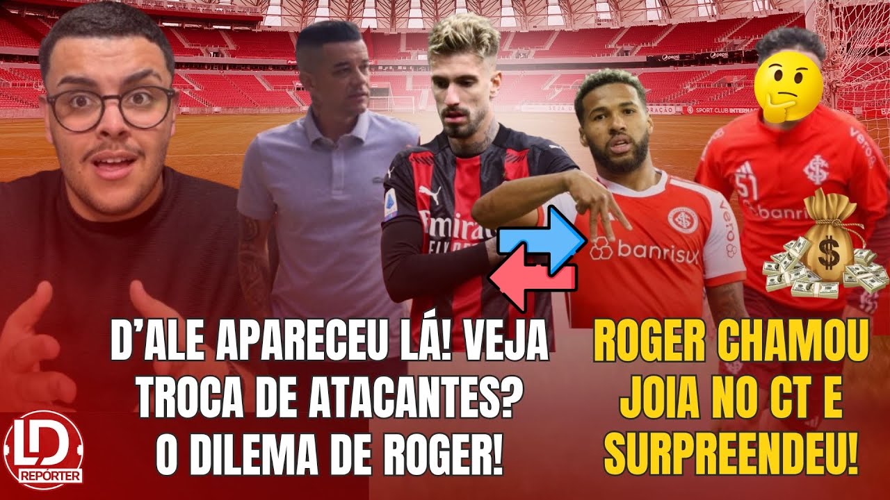 INTER:🚨 ROGER CHAMOU JOIA MISTERIOSA DE 300 MILHÕES | WESLEY POR ATACANTE ESPANHOL? | D’ALE E DILEMA