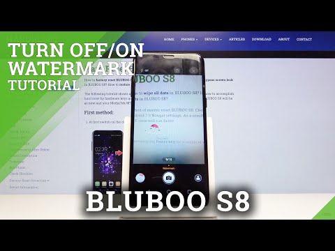How to Add Watermark on the Photo in BLUBOO S8 – Camera Watermark