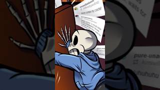 Sans Found You in His Room 😂  #sans #undertale #sanscomictv #shorts #undertalecomicdub