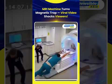 MRI Machine Turns Magnetic Trap Viral Video Shocks Viewers