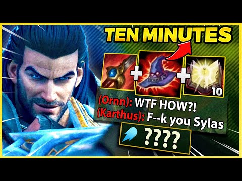 What happens when SYLAS gets a RABADON'S DEATHCAP at 10 minutes...😱