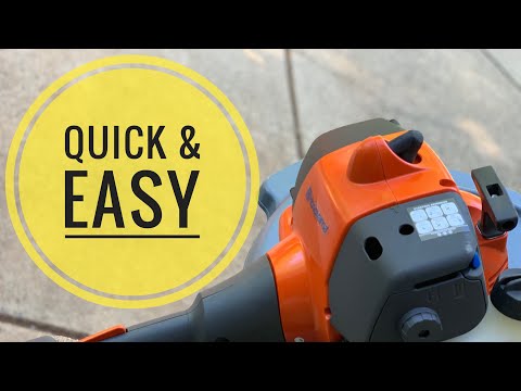 How to Fix a Weed Eater That's Bogging Down - Carb and Idle Adjustment - Husqvarna