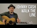 Johnny Cash Guitar Lesson - I Walk The Line Intro Lick - How to Play on Guitar - Tutorial