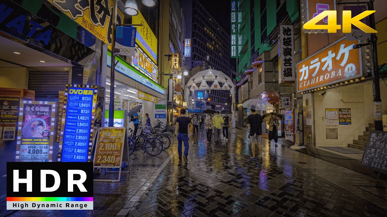 Immersive street-level walking tour through Tokyo Night, Japan, showcasing authentic urban landscapes, local architecture, and the vibrant atmosphere of the city's neighborhoods