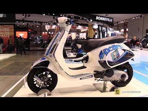 2018 Polini Vespa 185 Scooter - Walkaround - 2017 EICMA Motorcycle Exhibition