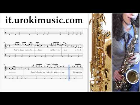 Corso di Sassofono Tenore Adele - When We Were Young Tablature Tab Parte#2 um-i276