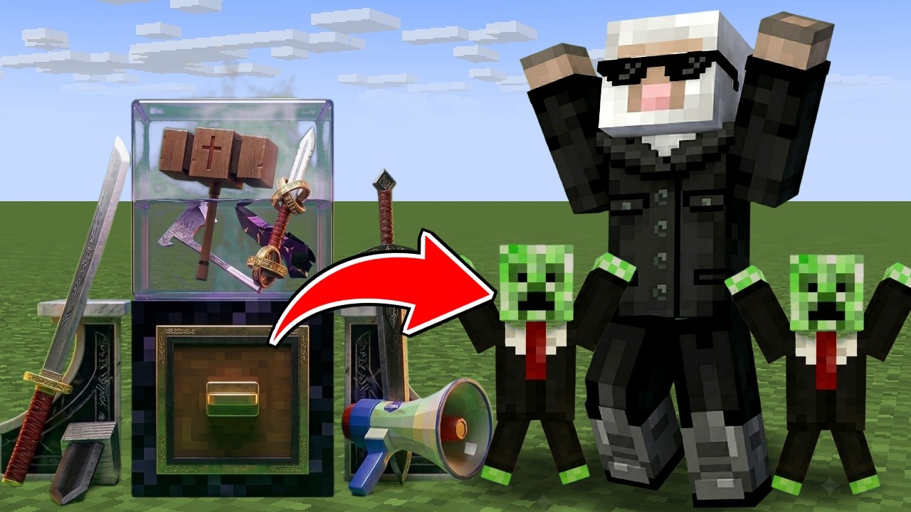 なつめ久々の大活躍!?パラソルが金的ガチャでガチPVP！【マイクラ】【マインクラフト】