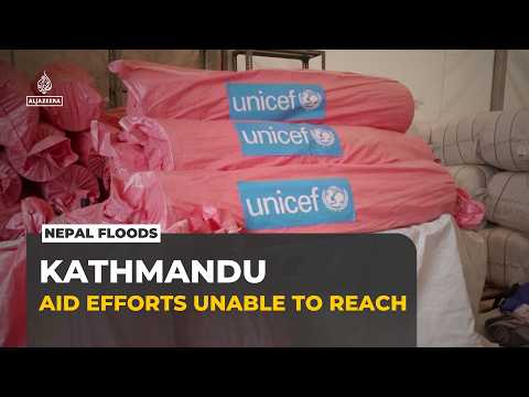 Nepal floods: Survivors struggle to access essential aid