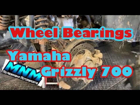 Yamaha Grizzly 700 4x4 Knuckle Wheel Bearings Replaced - Quad Boss