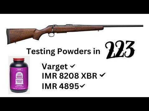 Testing IMR 4895 in 223