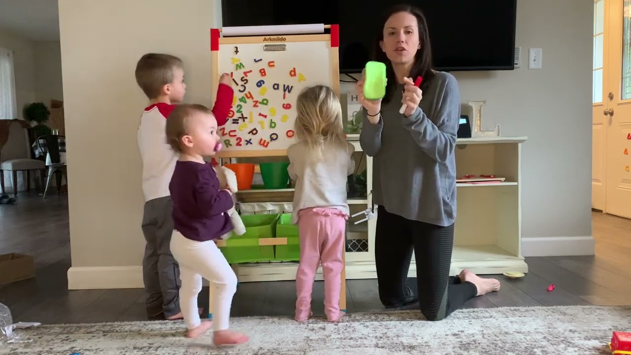 Watch video Review of Kids Easel with Paper Roll Double-Sided Whiteboard & Chalkboard Standing Easel Now Review of Kids Easel with Paper Roll Double-Sided Whiteboard & Chalkboard Standing Easel