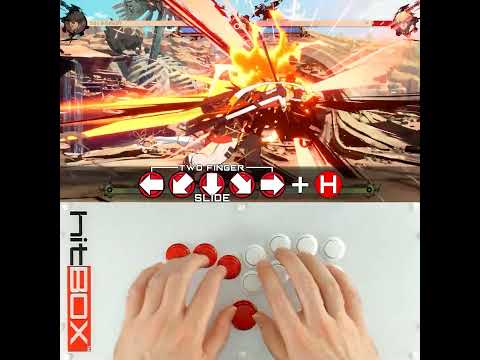 Sliding method half-circles #HitBox #HowToHitBox #Leverless #GGST #GuiltyGearStrive