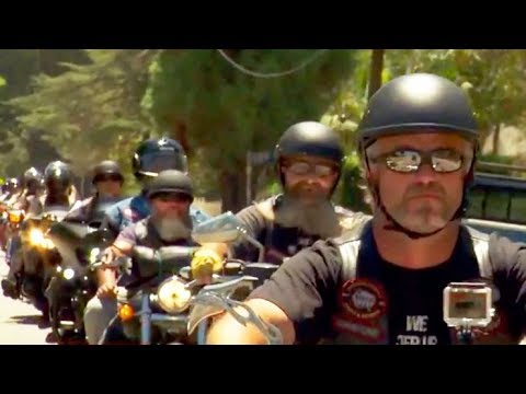 The motorcycle gang that protects children of abuse