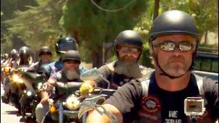 The motorcycle gang that protects children of abuse