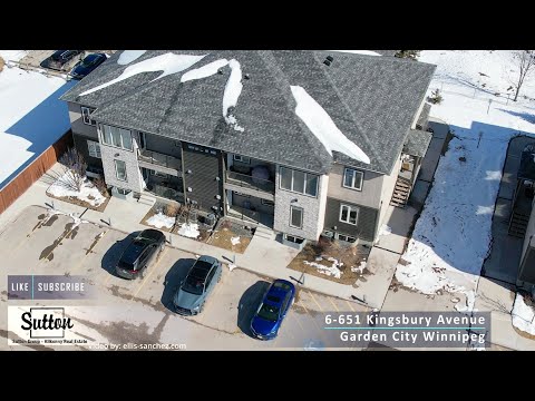 Condo for sale at 6-651 Kingsbury Avenue in Garden City Winnipeg