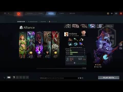 dota2off midone Slardar - OG vs  Alliance