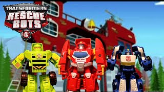 RESCUE BOT Toys, Episode 1: Dinosaur Crisis - it&#39;s Rescue Bots vs. Dinosaurs