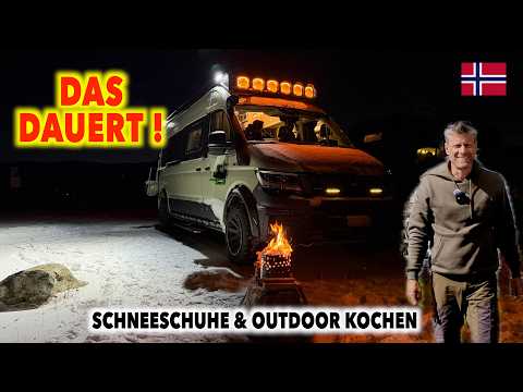 #1294 BARENTSEE OUTDOO EVENTS | KOCHEN & Schneeschuh Tour,  Polarlicht Show am Meer