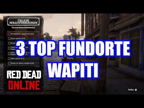 3 Wapiti Fundorte Red Dead Redemption 2 Deutsch / German