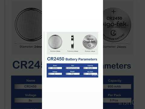 Giga-tek CR2477 3V Lithium battery (Pack of 5)