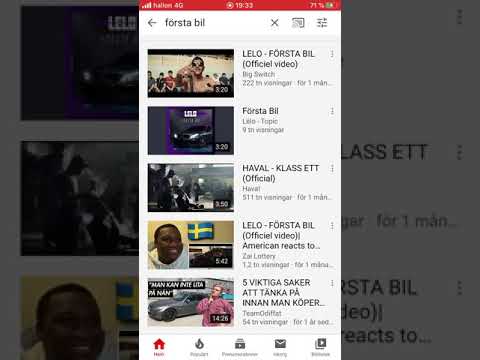 Reaction videon på LELO - FÖRSTA Bil (officiel video)