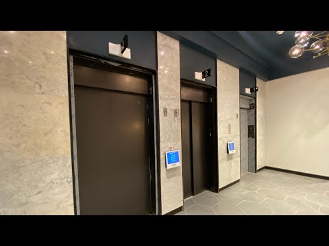 Unfinished Brand New OTIS Compass360 Elevators - Commonwealth Building - Downtown Pittsburgh, PA