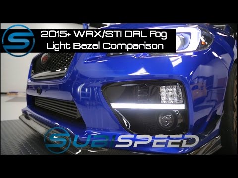 Subispeed - 2015 WRX/STI DRL Fog Light Bezel Comparison