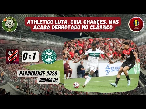 Athletico 0x1 Coritiba | Análise Pós Jogo | Paranaense 2026 - Rodada 04