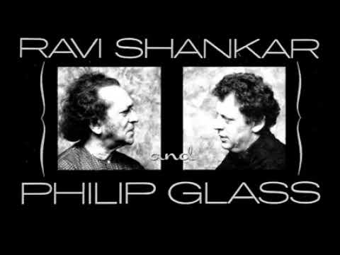 Ravi Shankar & Philip Glass in 1990
