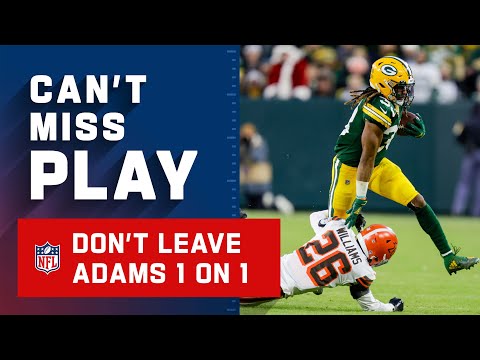 Single Coverage on Davante Adams in the Redzone is Certainly a Decision