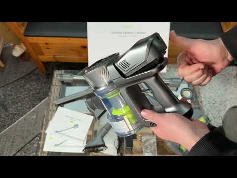 kalado Cordless Vacuum Cleaner, 27000Pa Lightweight Cordless Vacuum Cleaner Overview, Unboxing an...