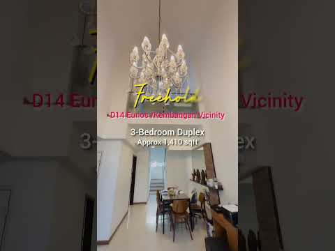 FREEHOLD Duplex 3BR at Eunos / Kembangan, Kampong Eunos, Eunos / Geylang / Paya Lebar, 3 Bedrooms, 1,410 sqft, Condominium For Sale, by Nicole Lim, 500255867 - PropertyGuru.com.sg