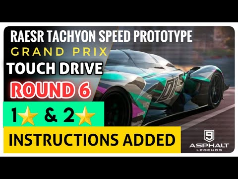 Thumbnail for Asphalt 9 | RAESR TACHYON GRAND PRIX | Round 6 | Touch Drive - 1 star & 2 Star | Instructions Added by RAESR