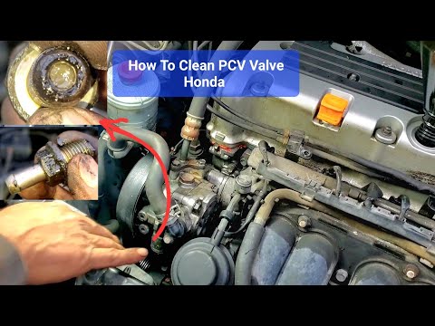 How To Remove & Clean PCV Valve, Honda CRV 2.4L 2004-2006
