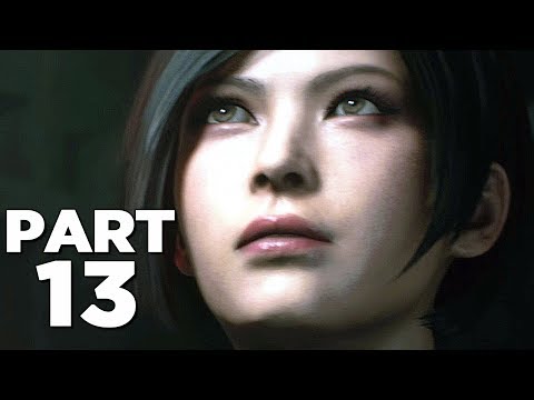RESIDENT EVIL 2 REMAKE Walkthrough Gameplay Part 13 - MUTATED BIRKIN BOSS (RE2 LEON)