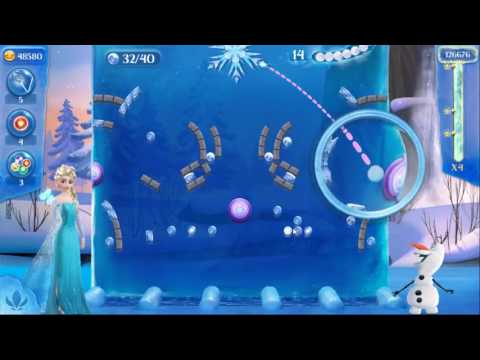 Frozen Free Fall: Icy Shot Level 162 - NO BOOSTERS ☃☃☃