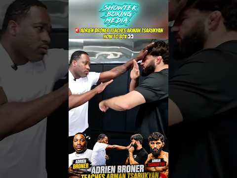 Adrien Broner Teaches Arman Tsarukyan How To Box For Upcoming Fight 👀