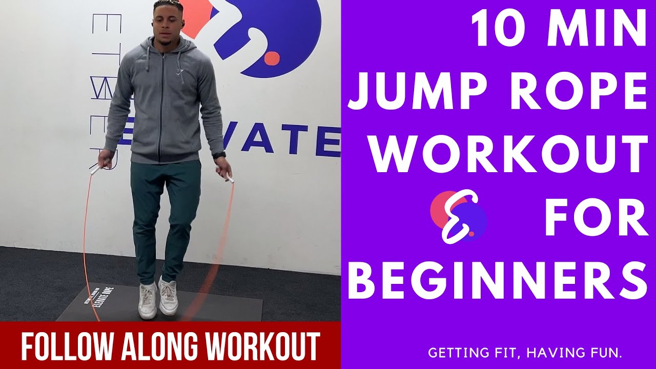 10-minute jump rope workout for beginners with Geraldo Alken