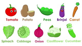 Vegetables Name in English - Learn with Pictures