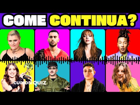 SANREMO 2024: Continua la CANZONE! | Quiz Musica