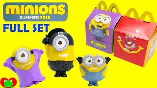 2015 McDonalds Happy Meal Toys Minions Movie