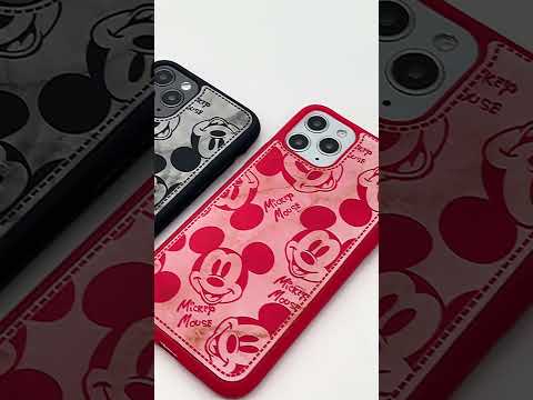 Чехол Mickey Mouse для iPhone Xs Max (Белый) с защитой камеры и цветным бампером - фото 1 - id-p3068584485