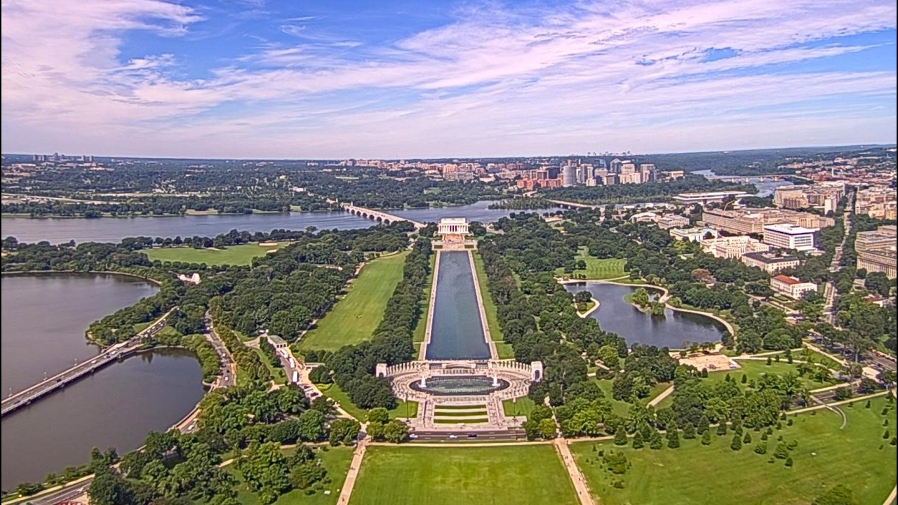 Live webcam view of National Mall desde el Monumento a Washington