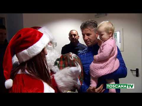 2017-12-20 PRATO - POLIZIA PENITENZIARIA SCORTA BABBO NATALE IN CORSIA